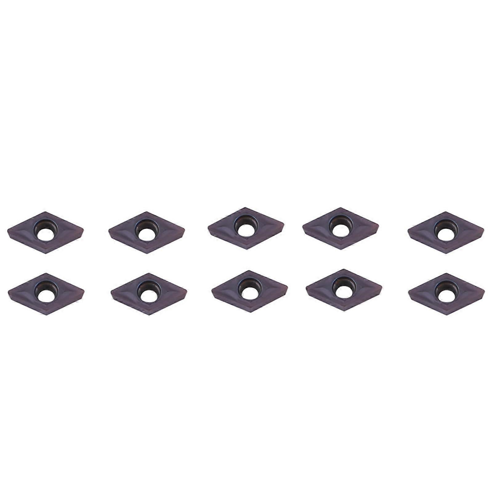 10pcs Sable CNC Carbide Tip Inserts Blade Cutter Lathe Turning Tool with Box for Finishing and Half Machining of Cast Steel Stainless Steel