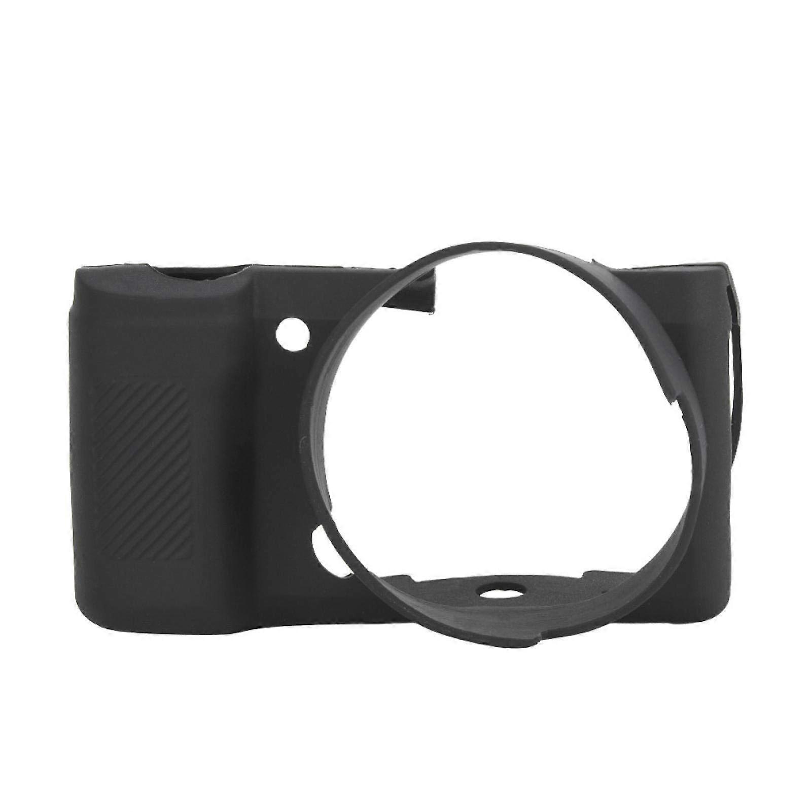 Soft Silicone Protective Camera Case Cover – Dustproof, NonSlip for A5000/A5100 (Black)