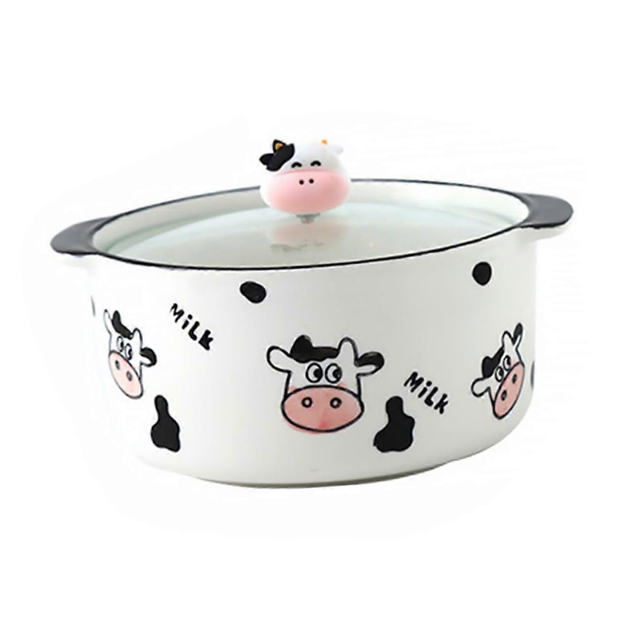 Instant Noodle Bowl Soup Containers with Lid Microwave Safe Bowls for Serving Soups Food Bowl for Daily Use Large Soup Bowl