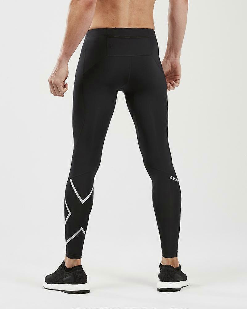 2XU Run Compression Tights | Black|Silver
