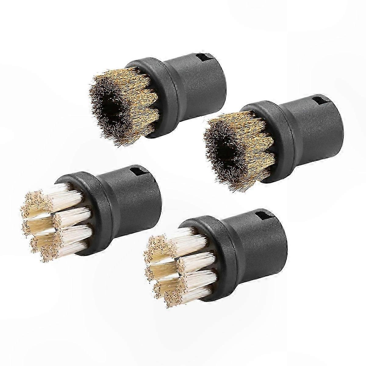Round Steam Cleaner Nozzle Brushes for Multi-Model Compatibility Replacement Accessories
