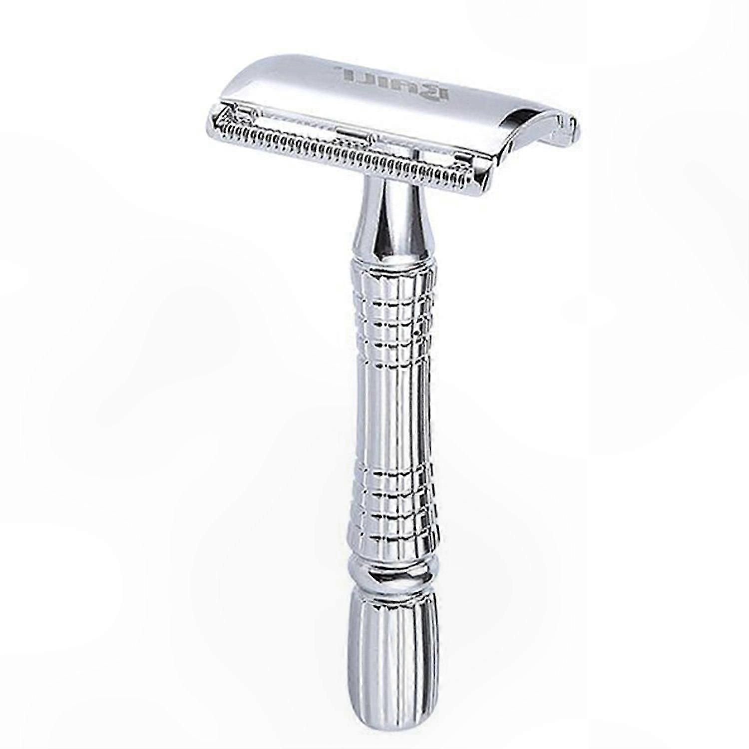 Metal Safety Razor with Classic Design and Durable Construction for Manual Shaving