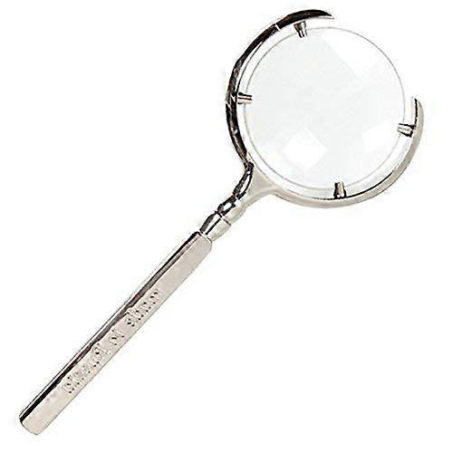 Optical Reading Loupe With Metal Frame For Seniors, 10x Magnification, Perfect For Reading And Painting