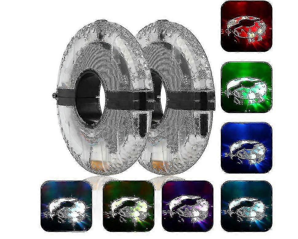 Cycling Hub Light, Waterproof Usb Rechargeable Led Bike Wheel Lights 3 Modes Cycling Bike Spoke Ligh