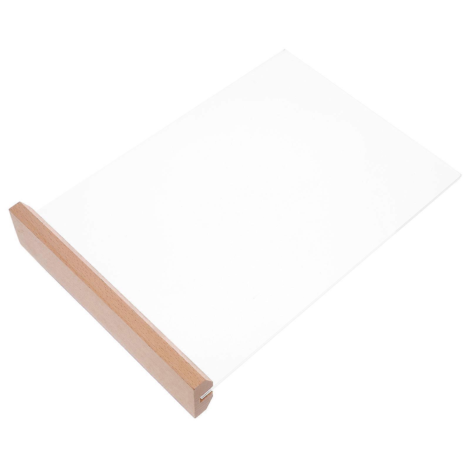 Clear Sign Holder Rectangular Menu Holder Advertising Display Supermarket Practical Design for 1Pcs