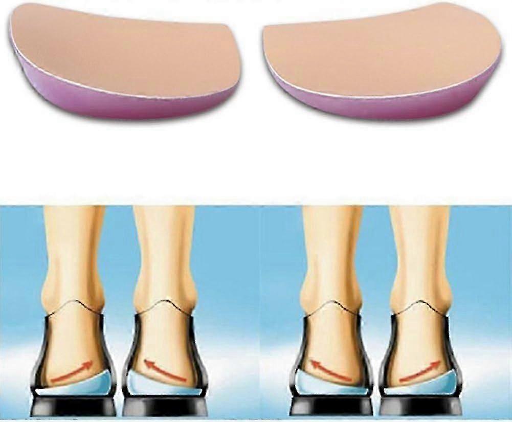 Orthopedic Insoles - Heel Wedge Lift Pads For Correcting Leg Alignment