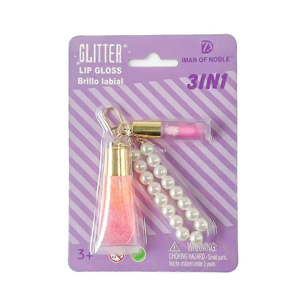 Lip Gloss Pendant 12ml Lightweight Moisturizing Glossy Wear As Bag Charm Multiple Colors Portable Touch Up