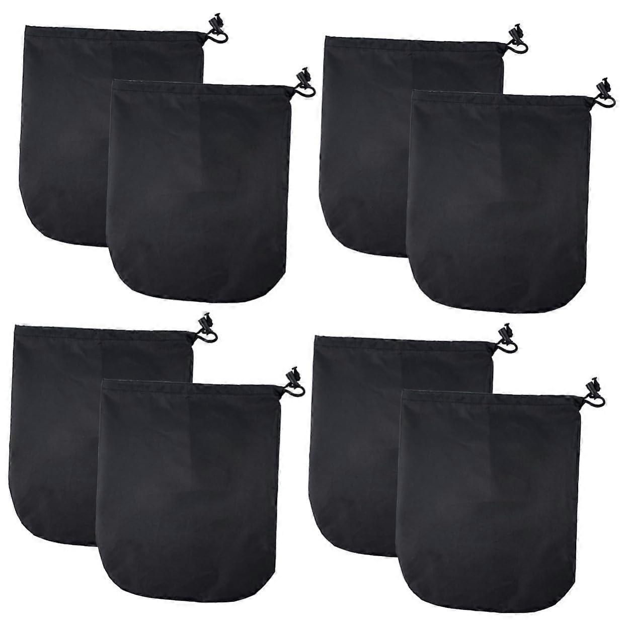 8-Piece Practical Car Mirror Covers Oxford Cloth Windproof UV-Resistant Universal Fit For Vehicle Types Rearview Mirror