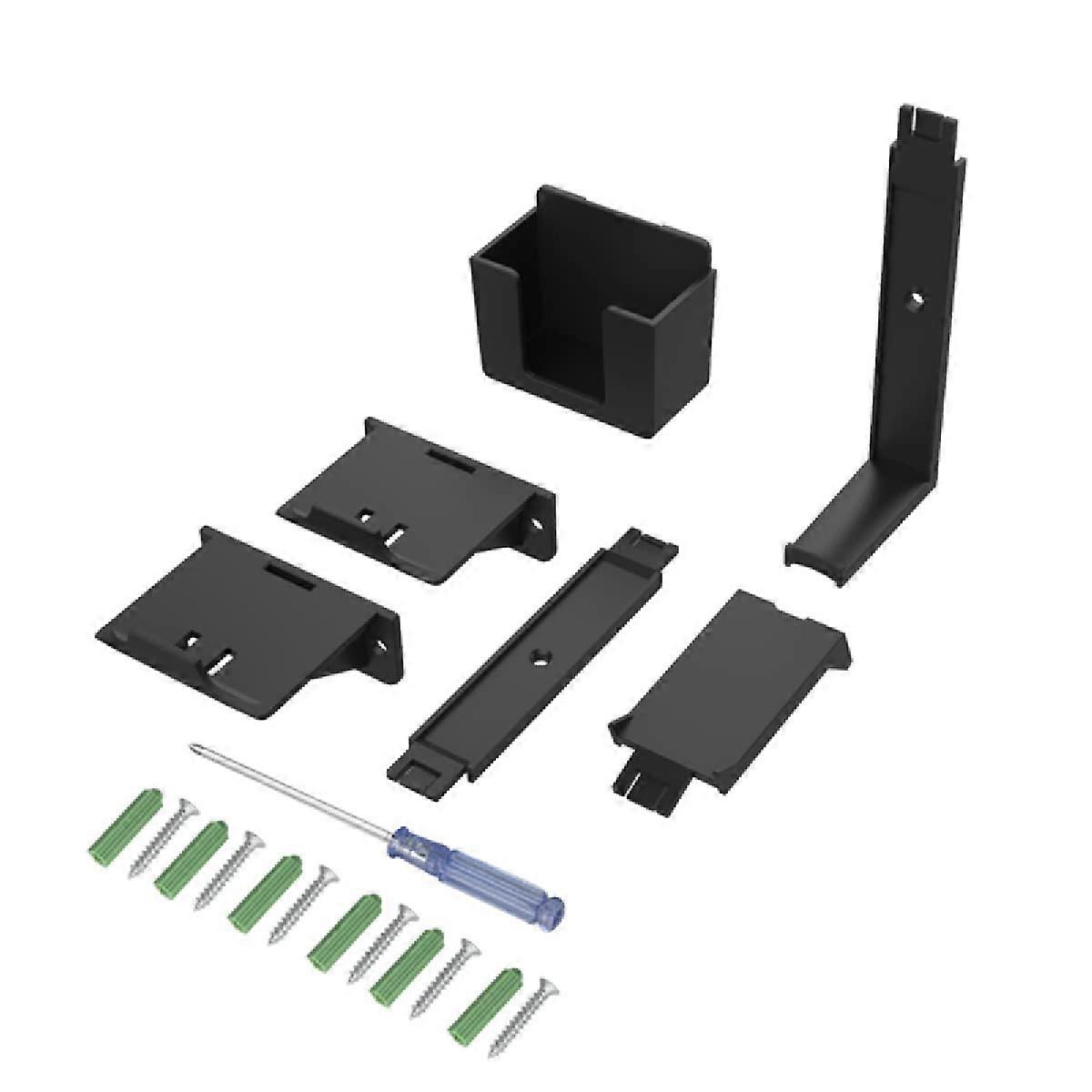 Universal Game Controller Wall Mount Storage Headset Holder for PS5 PS4 Xbox One Compatible Black Durable Design