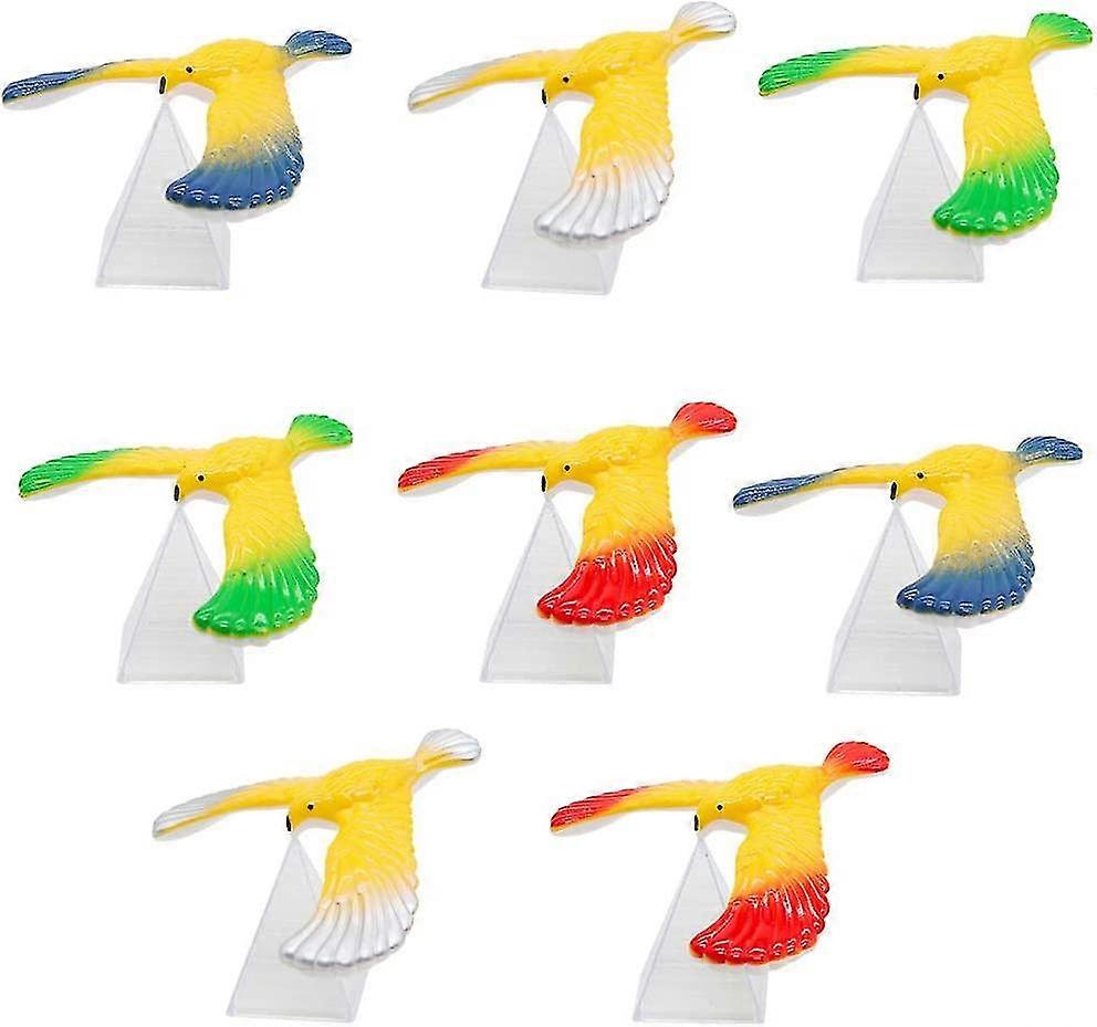 8 Sets Gravity Eagle ncing Toy for Office Desk Decor and Stress Relief