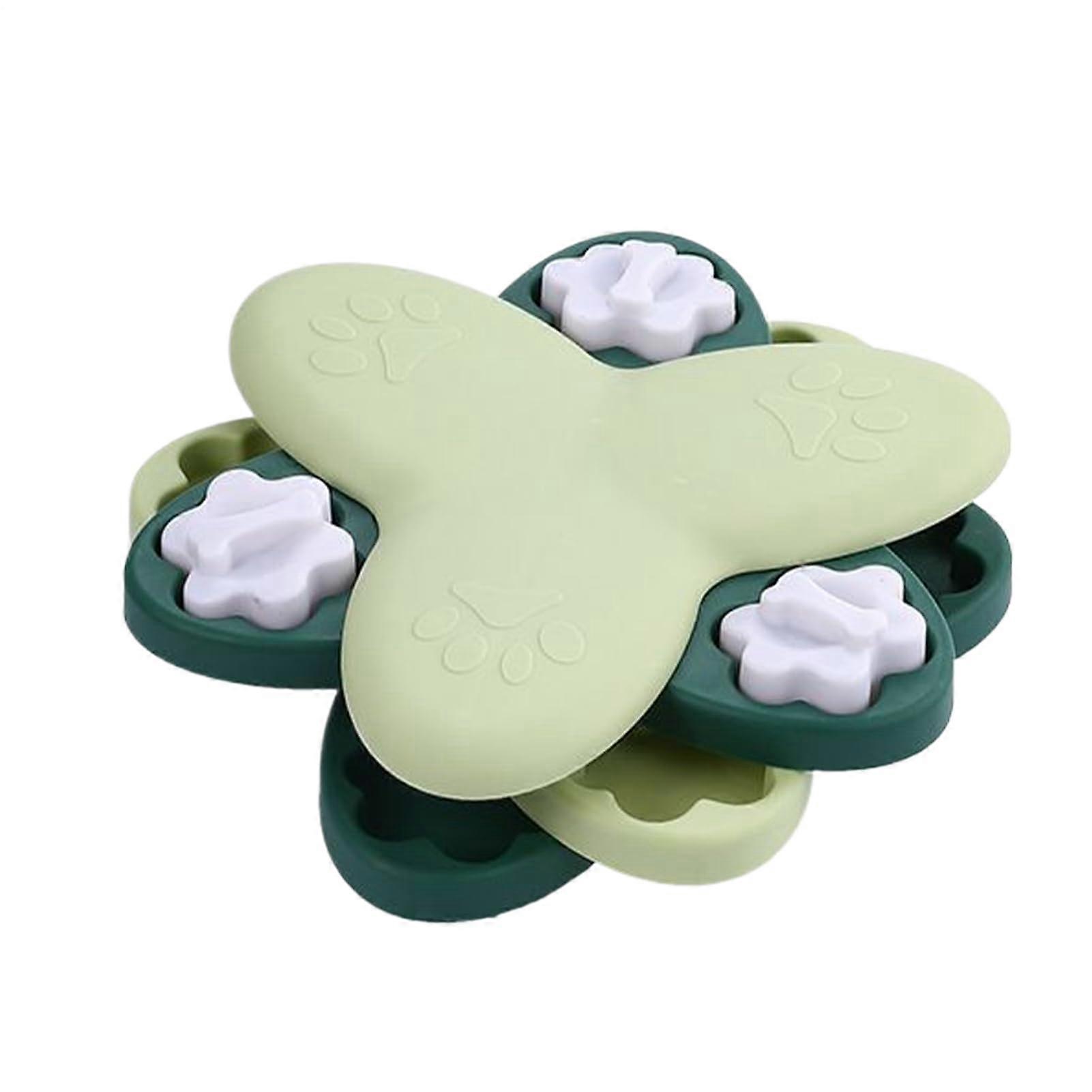 Interactive Dog Puzzle Feeder - 3-Layer Rotating Treat Dispenser, Training Puzzle Toy For Chewing, Feeding, Travel