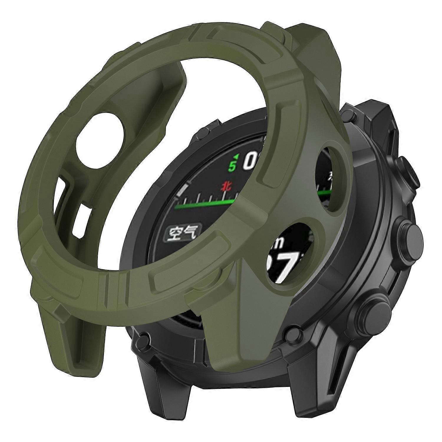 For Garmin Descent G2 Anti Scratch Protective Case Rugged Armor TPU Shell Watch Cover