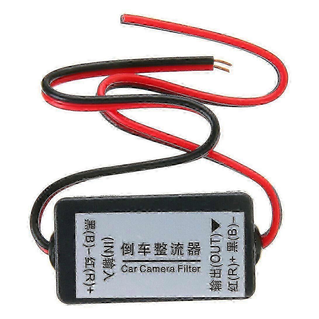 12V DC Power Relay Capacitor Filter Rectifier for Car Rear View Backup Camera
