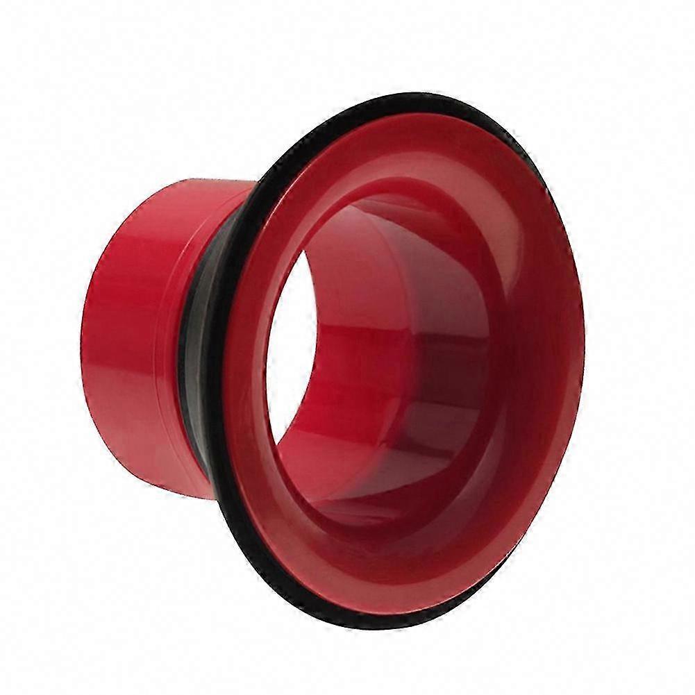 ABS Rubber Bass Drum Kick Enhancer with Black Port Hole Protector, Mic Hole Drum Head for Enhanced Sound