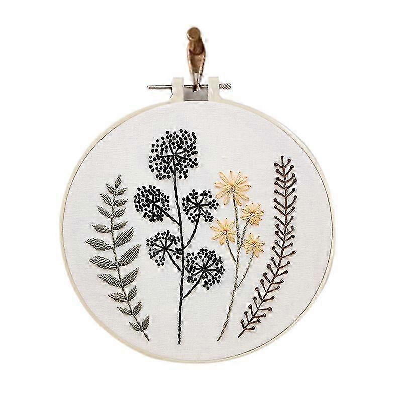 Embroidery Starter Kit with Pattern and Instructions,Cross Stitch Kit