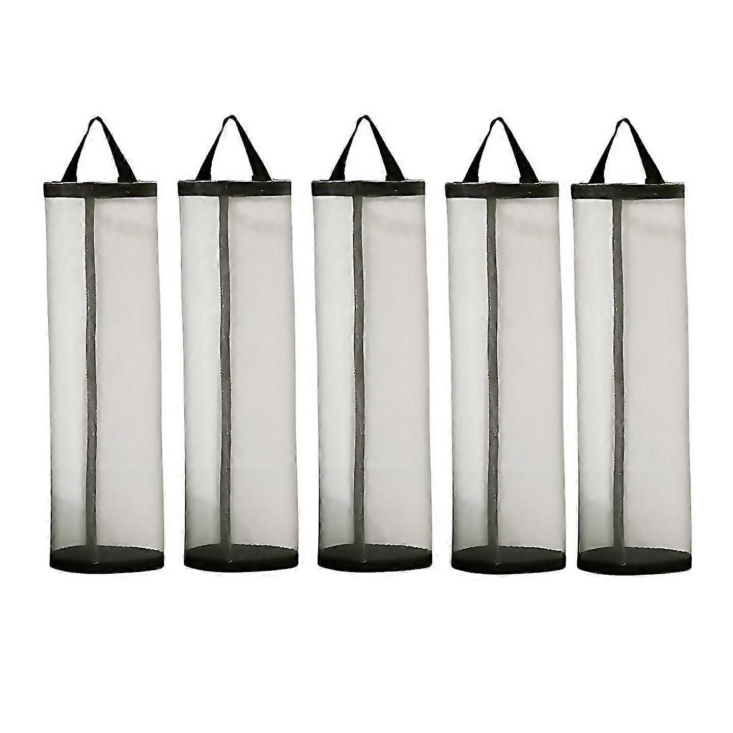 For Wallmounted Garbage Bag Kitchen Hanging Visual Storage Blackgrey