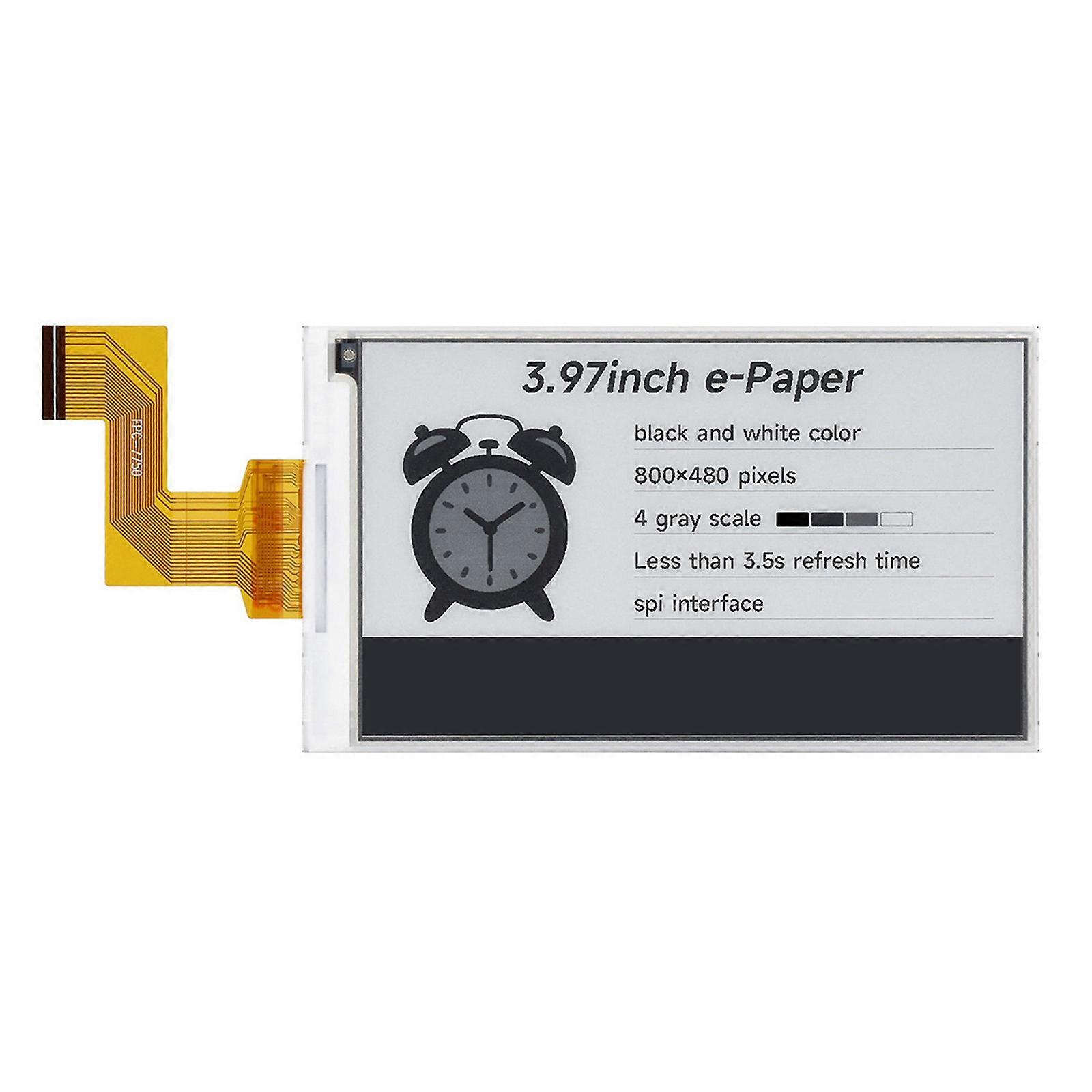 Energy Efficient 3.97inch Electronic Paper Display Module Advanced Communication For Embeddedly Systems And Shelf Label Multicolor