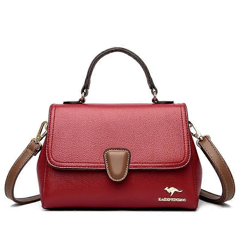 Ladies' medium-sized square crossbody bag with multi-element design for easy storage