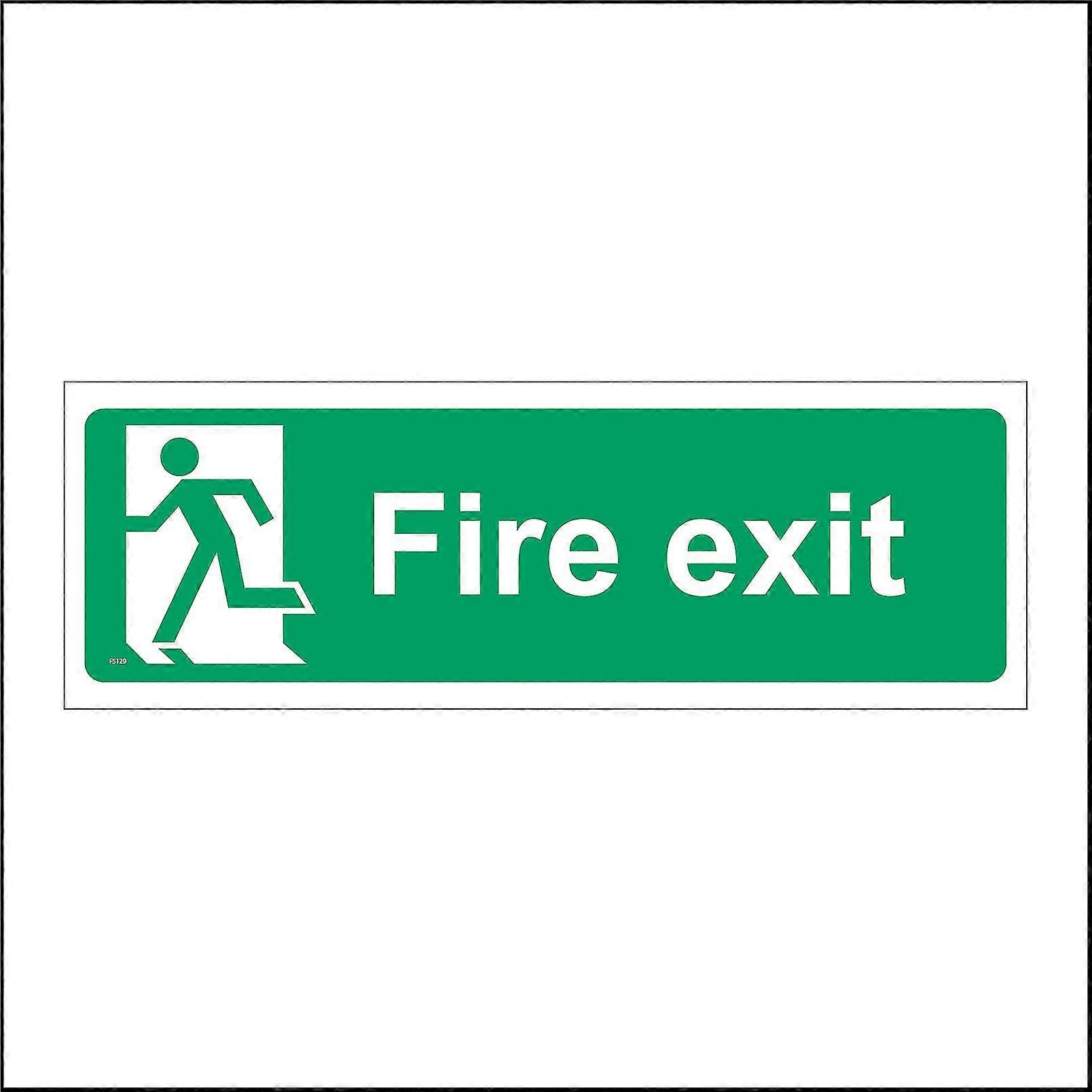 FS129 Fire Exit Sign with Running Man