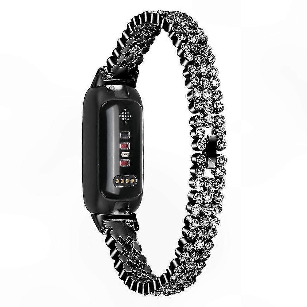 Adjustable Bamboo Grain PU Leather Strap for Fitness Tracker Bands