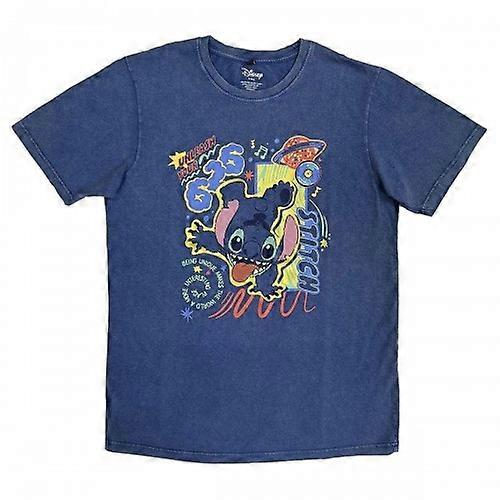 Lilo & Stitch Unisex Adult 626 Handstand Stone Wash T-Shirt