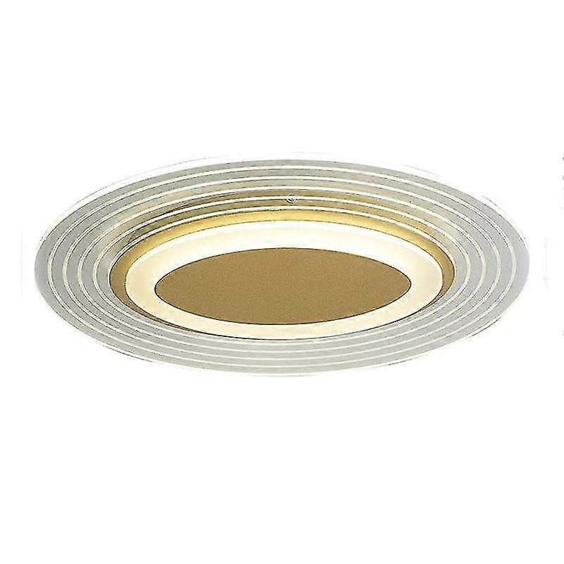 Modern Oval Simplicity Ceiling Lamp Two-Color Segmented Dimming Cei...