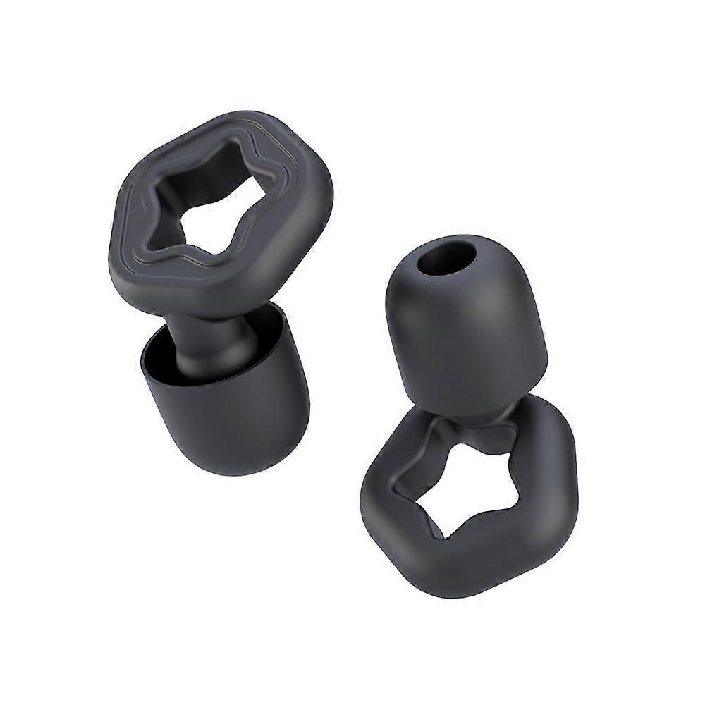 White Silicone Ear Plugs Noise Reduction For Sleep Waterproof For Swimming 3 Size Options Included