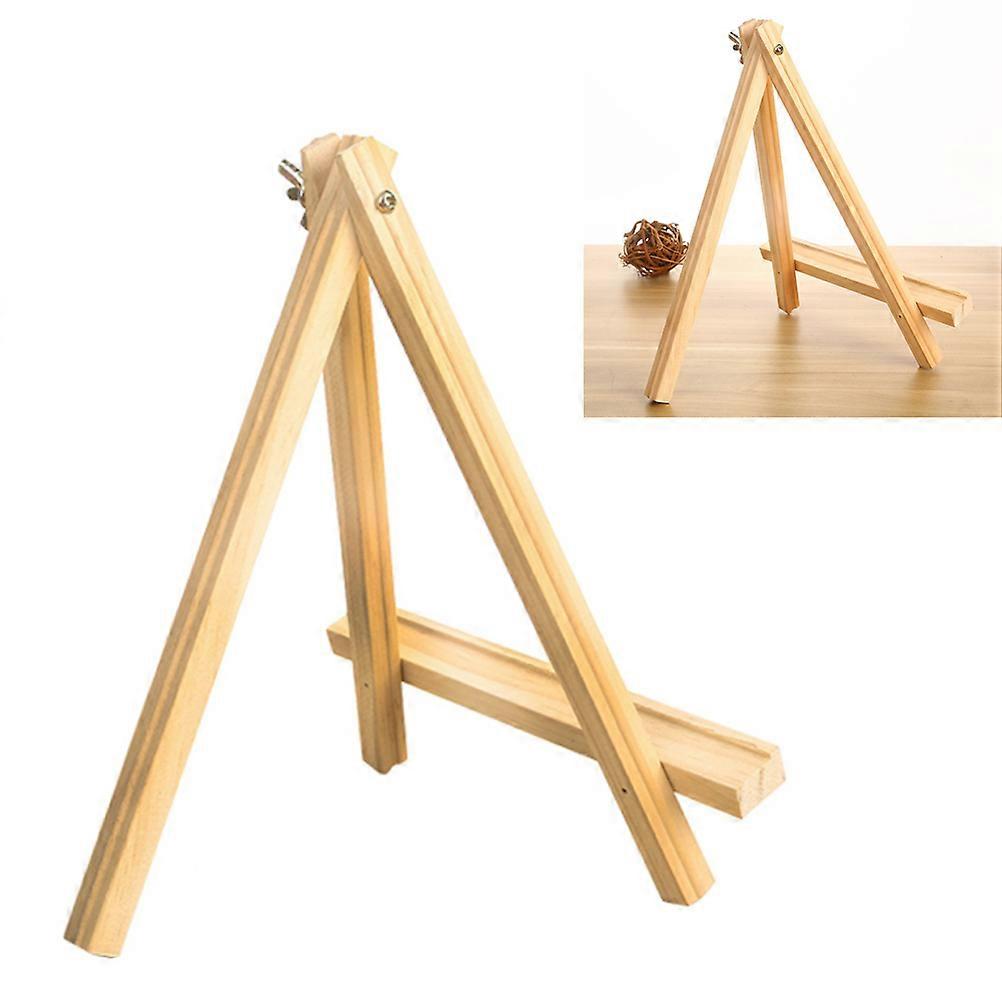 Miniature Painting Stand Wooden Easel Holder For Children Art Activities Tripod Design 1Pcs