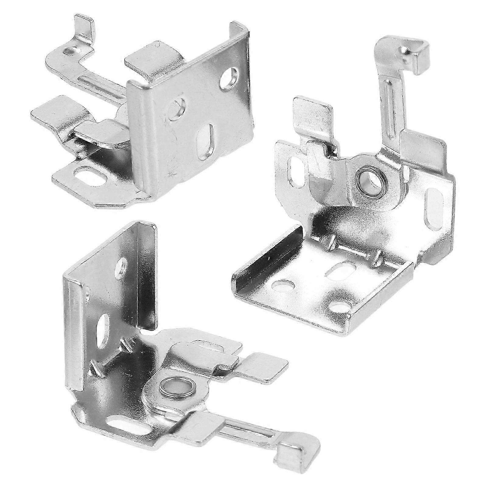 Blinds Fittings Bracket Windproof Simple Design Metal 3Pcs