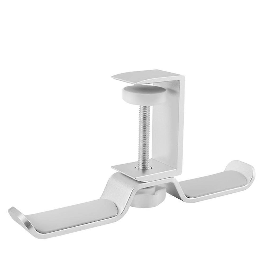 Earphone Rack Aluminum Alloy for Headset Use with Rotatable Dual Headset Hooks