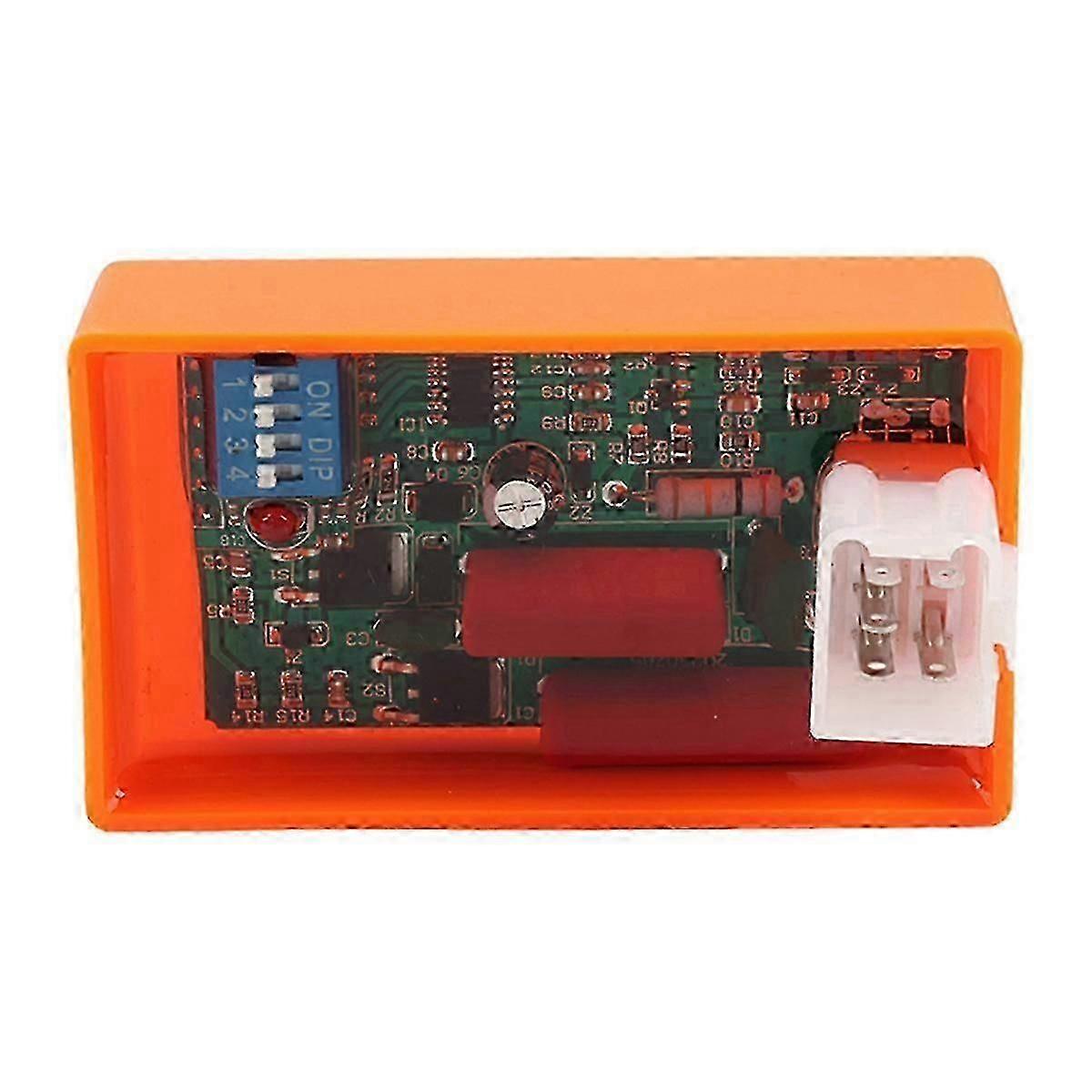Motorcycle Igniter 5-Pin AC CDI Box with DIP Switch Motorcycle Ignition Speed Limit 4000-12000 for W-Good