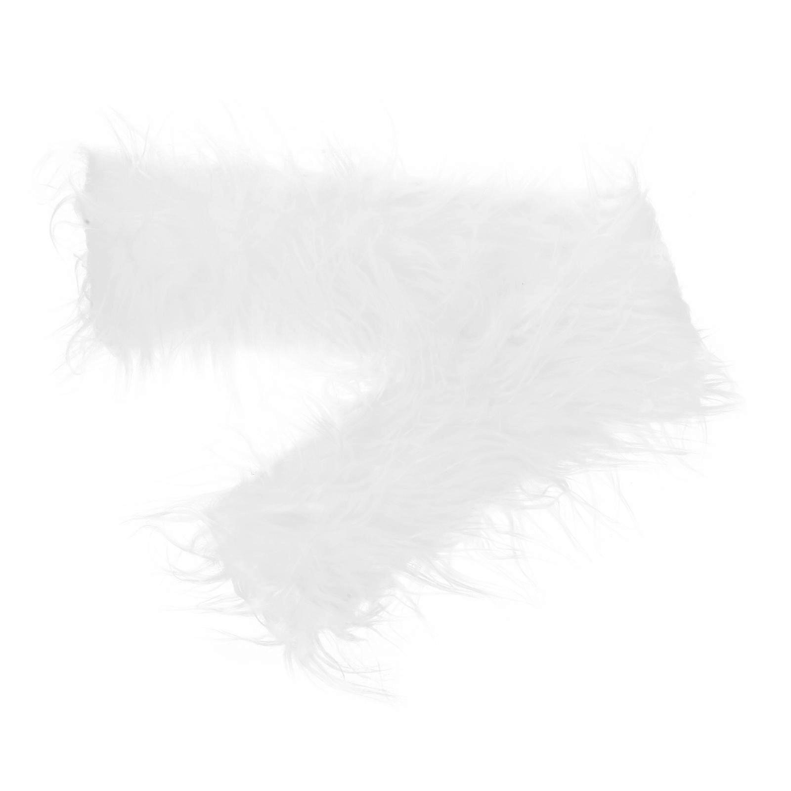 Faux Fabric Dwarf Beard Making Christmas Decor Polyester White for 1 Roll