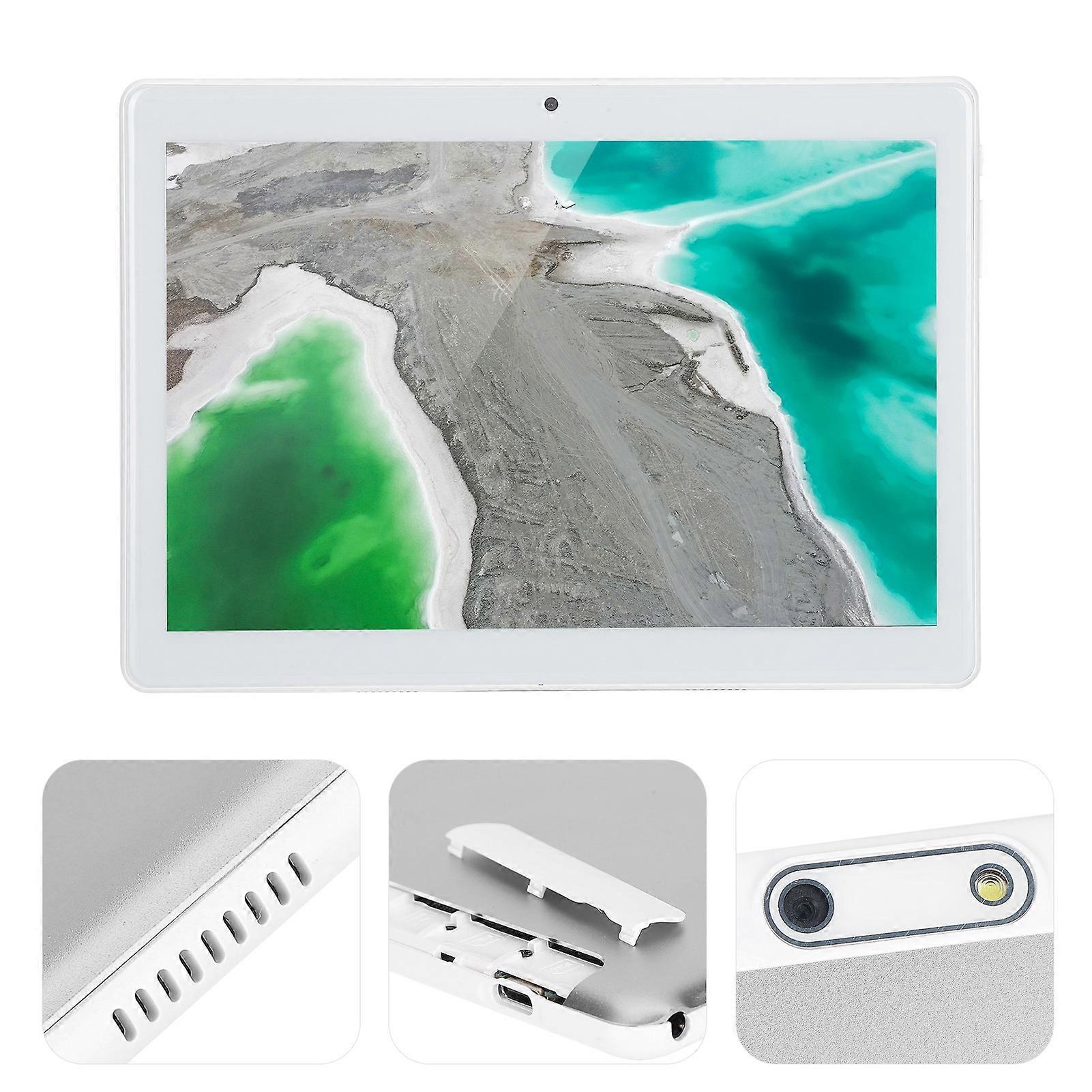 10.1" Silver LTE Tablet PC 32GB ROM OctaCore CPU 4G Battery