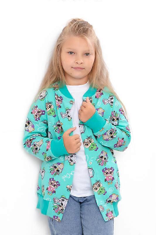 Bomber Jacket (girls) – Stylish Print, Soft Double-Knit Fabric, Casual Wear,, Any season,  HC 6404-055-5