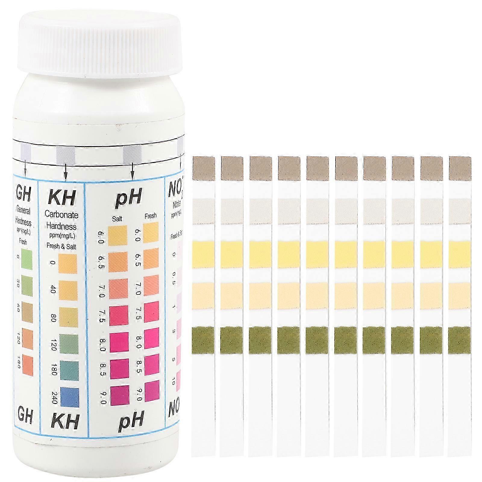 2025 50Pcs Pool Test Strips for pH swim Pool Test Strips Portable Water Test Strips Testing Tools