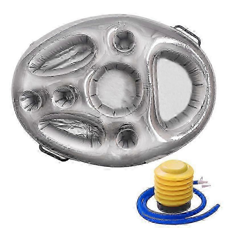Summer Party Floating Tray Cup Holder Pool Floating Beer Fruit Drinking Cooling Floating Tray Pool Pool Accessories