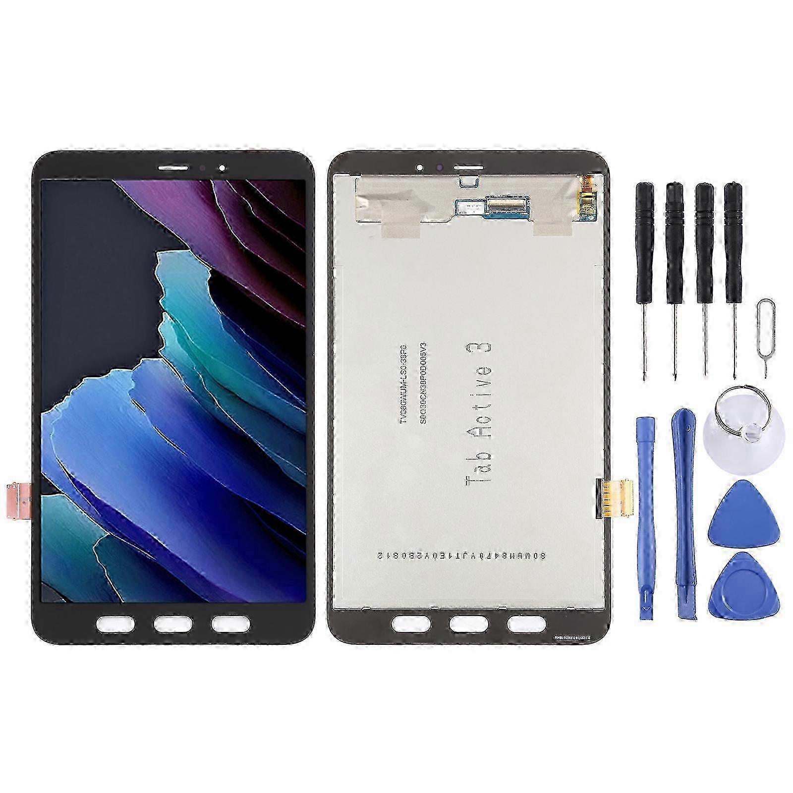 Original LCD Screen for Samsung Galaxy Tab Active3 SM-T575/577 (LTE Version) With Digitizer Full Assembly (Black)Black SZRH A-M