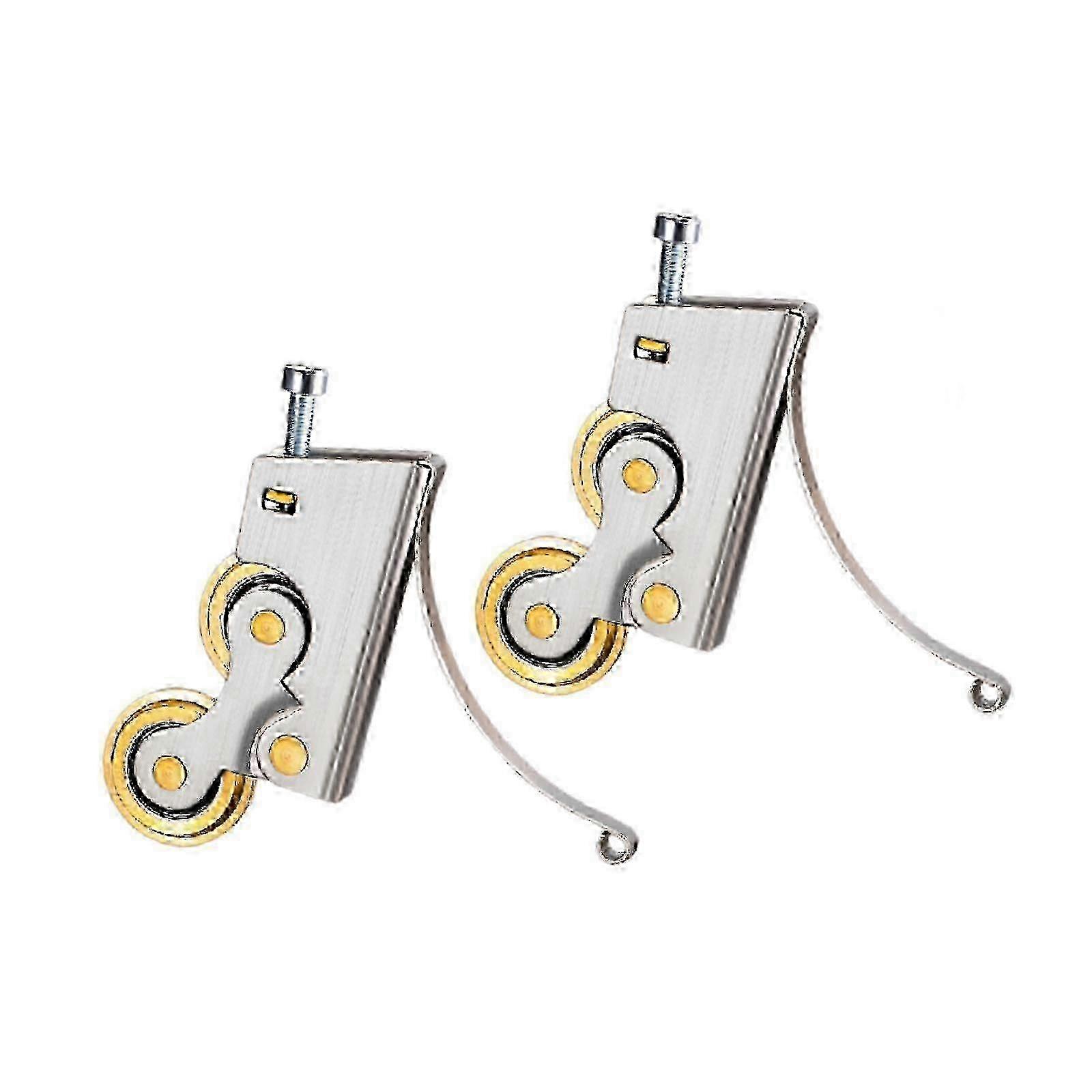 2 Pieces Sliding Screen Door Tandem Roller Sturdy Easily Install Replacement Single Concave Wheel