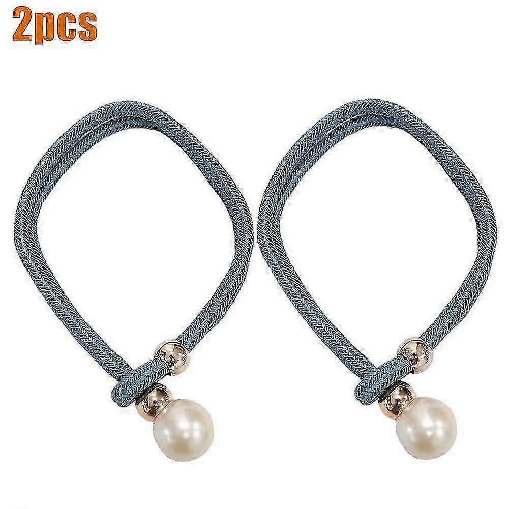 Light Luxury High-end Pearl Straps A Pair of Curtain Buckle Rope Ties