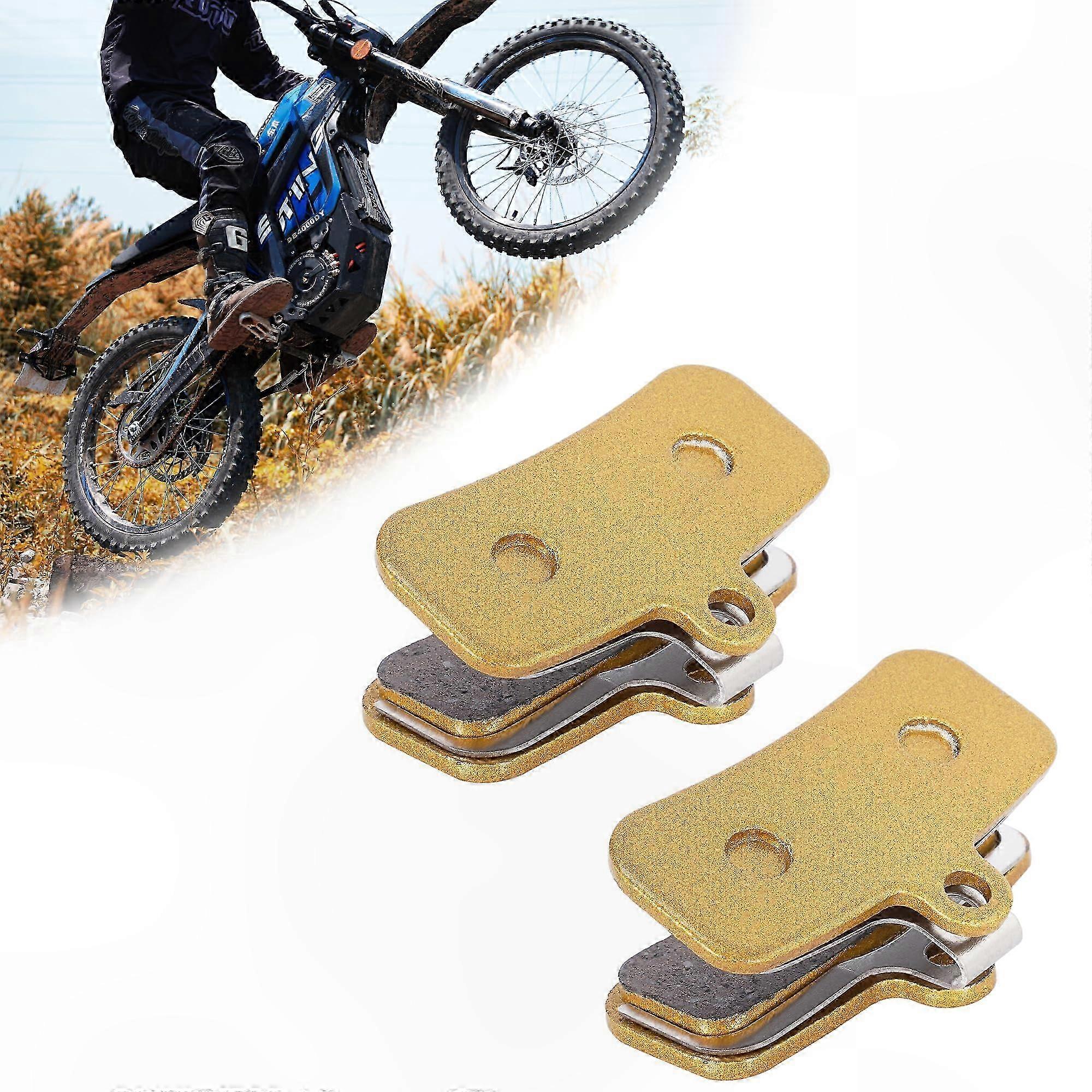Front and Rear Brake Pads for Electric Dirt Bikes, Compatible with Light Bee Models X/S and Talaria X3 eBike