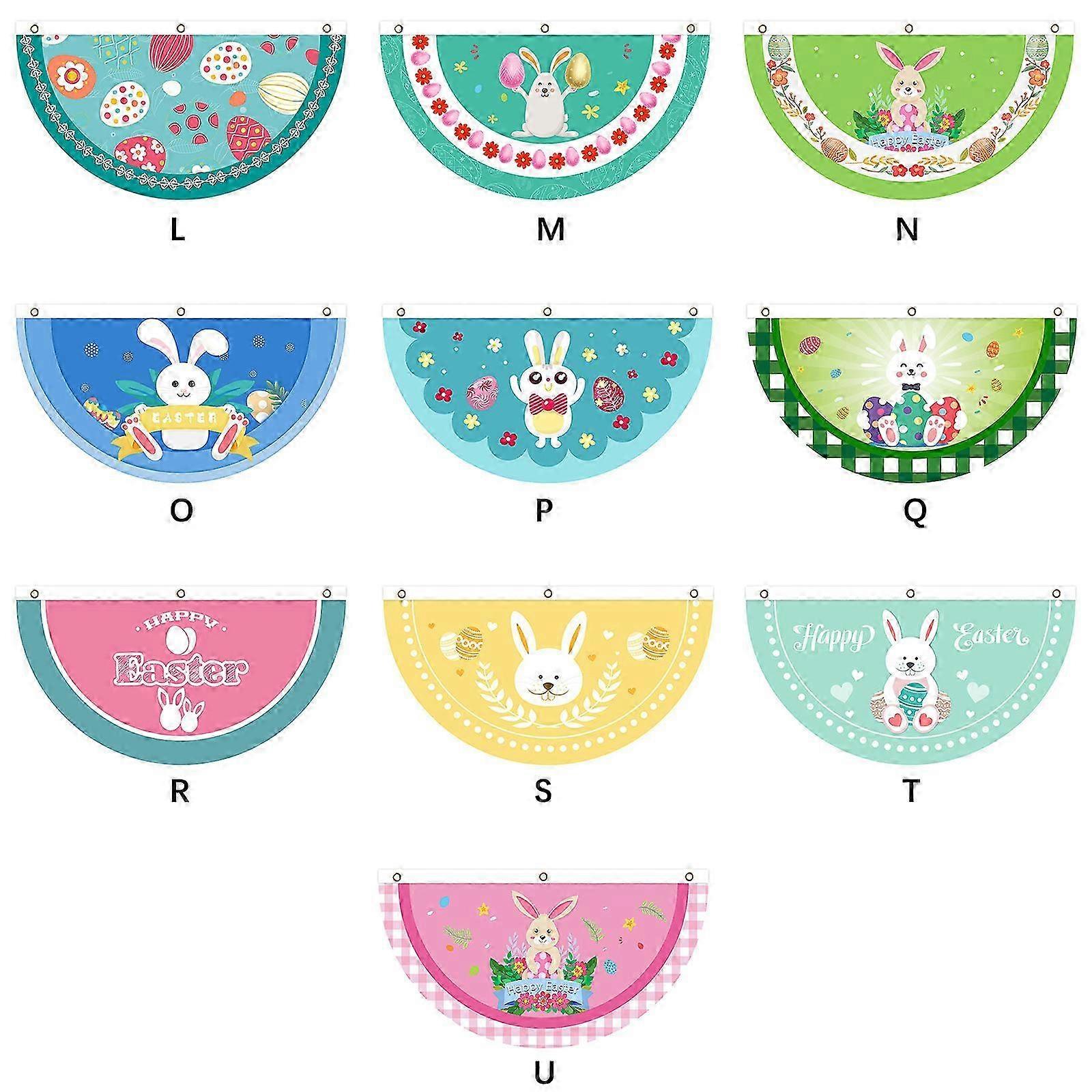 Double-Sided Easter Garden Flag Polyester Banner 2025