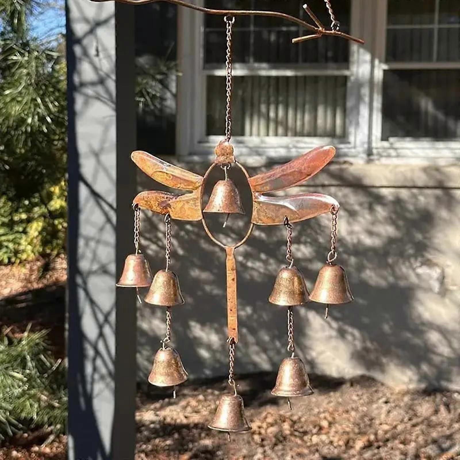 Dragonfly Wind Chimes with Bells, For Tree and Patio Decoration 2025