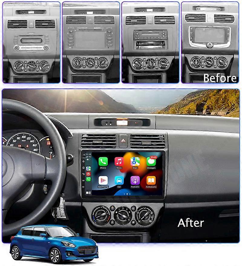 Car Multimedia Player 4G+64G For Suzuki Swift 3 2003 - 2010 CarPlay Android Auto Stereo Radio GPS Navigation Autoradio Bluetooth 2Din Video Touch