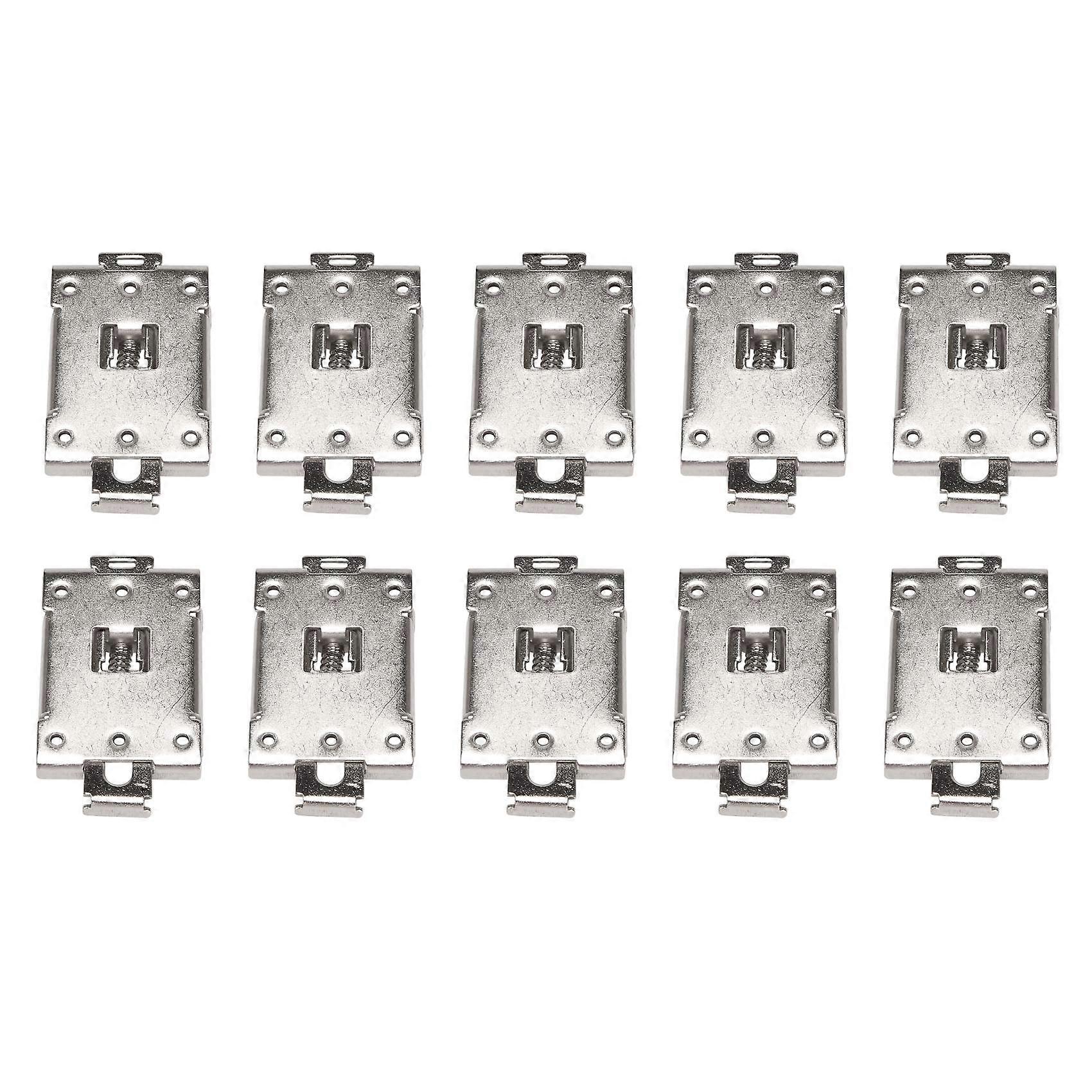 10X DIN Rail Mount Bracket Equipment Rack G3NE G3NA Electrical for SSR R99-12 Fins
