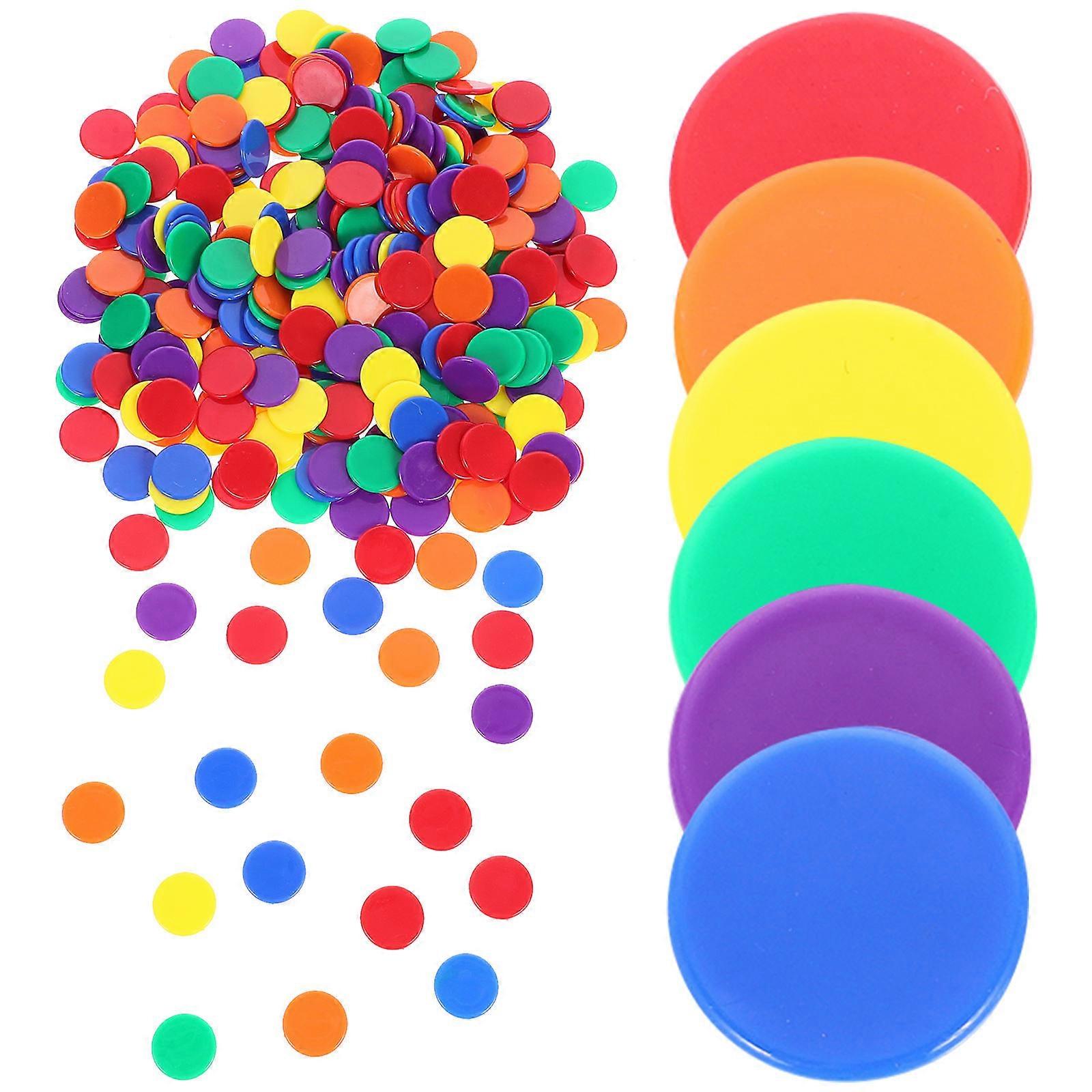 Chips Counting Chips for Party Use Plastic 500Pcs