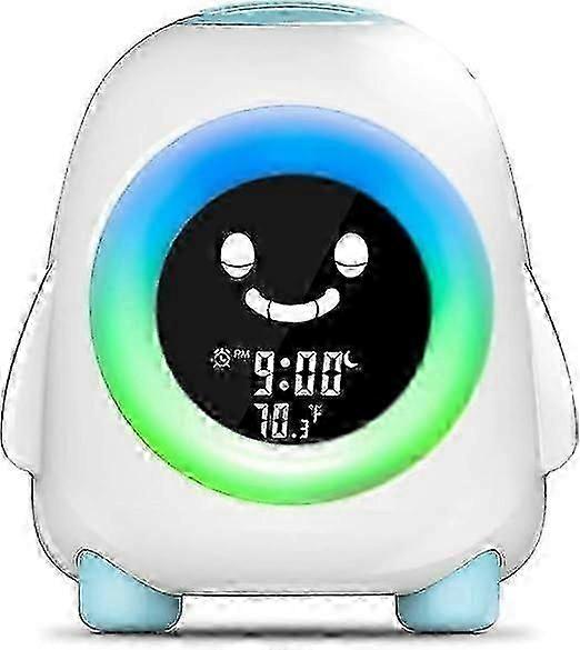 Kids Alarm Clock, Cadrim Alarm Clock Lights 5 Colors 5 Sounds Nig