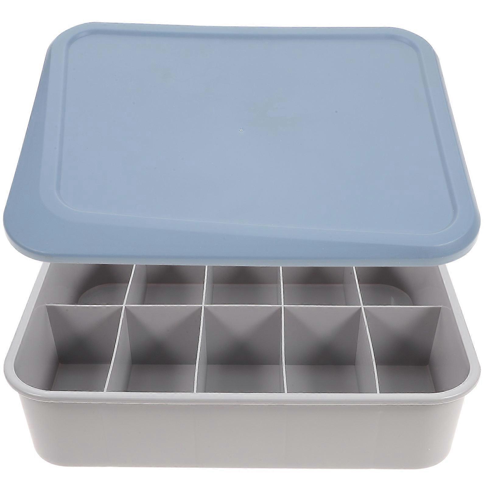 Underwear Finishing Box Storage Container for Organizing Underwear 10 Compartments