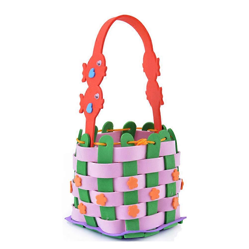 Tote Bag Material DIY Eva Basket for Storage 4Set Colorful Handbag Craft