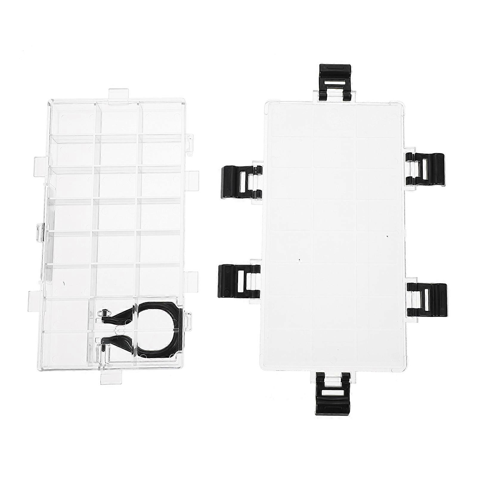 Watercolor Pigment Box for Storing 24-Grids Art Painting Color Mixing Box