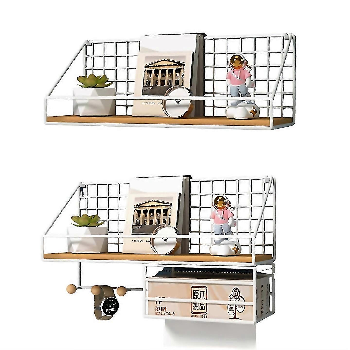 For Wall Frame Floating Wall Frame Bedroom Decorative Storage Rack